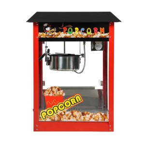Professional Popcorn Machine 1400 W — Stainless Steel Kettle
