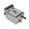 Professionelle Fritteuse 13 L 3000 W mit Ablass - Edelstahl