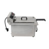 Professionelle Fritteuse 13 L 3000 W mit Ablass - Edelstahl