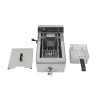 Professionelle Fritteuse 13 L 3000 W mit Ablass - Edelstahl