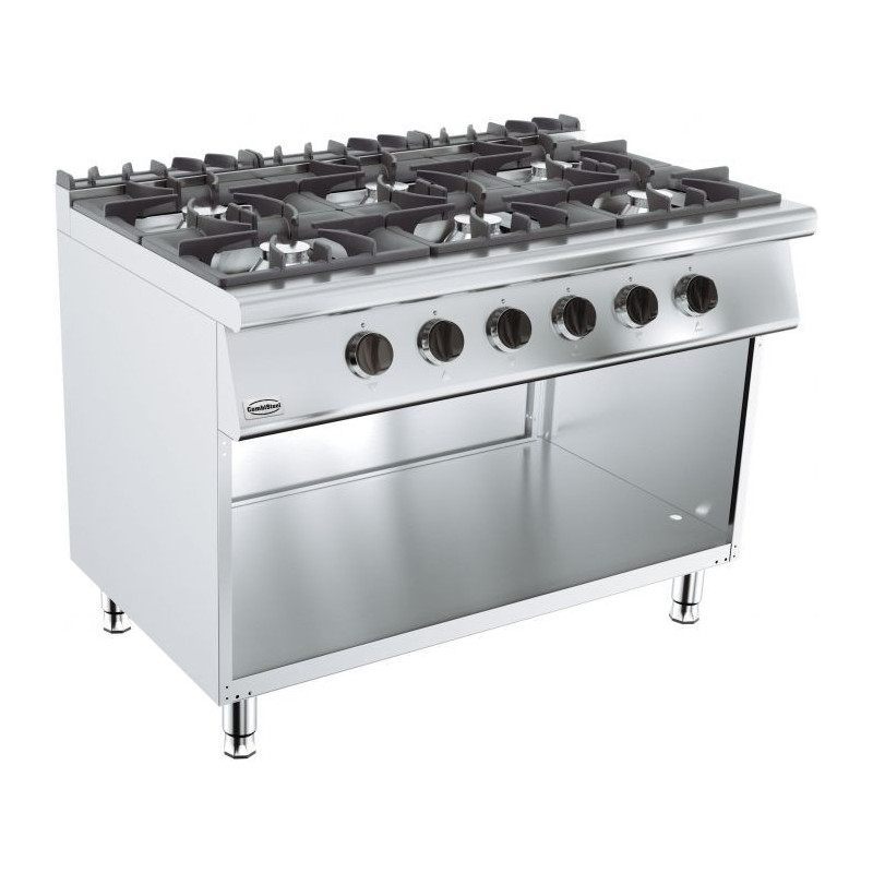 Professional Gas Range 700 - 6 Burners - CombiSteel