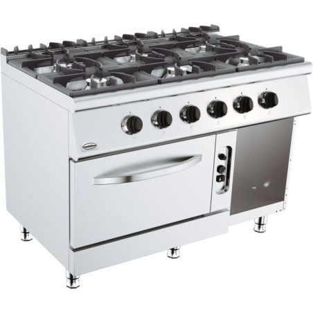 Professional 700 Gas Oven with 6 Burners - CombiSteel