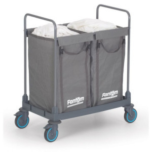 Wäschetransportwagen - 2 x 125 L - CombiSteel