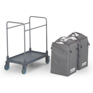 Wäschetransportwagen - 2 x 125 L - CombiSteel