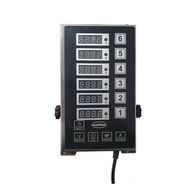 Digital Kitchen Timer - 6 Channels - CombiSteel