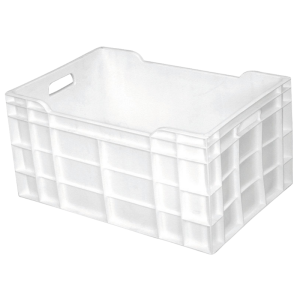 Vollkiste 60 L - 600 x 400 - Weiß - Gilac
