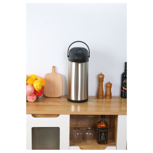 Thermoskanne mit Pumpe 5 L Edelstahl — Airpot Buffet