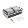 Grill Panini Double - Gerillte Platten - Dynasteel