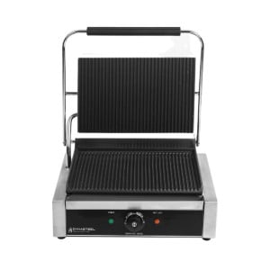 Grill Panini Pro 2200 W Gerillt 340x220 mm Inox