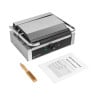 Grill Panini Pro 2200 W Gerillt 340x220 mm Inox