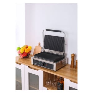 Grill Panini Pro 2200 W Gerillt 340x220 mm Inox