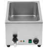 Bain-Marie professionnel GN 1/1 avec vidange - Dynasteel