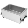 Bain-Marie Pro GN 1/1 20 L 1200 W Edelstahl mit Ablass