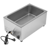 Bain-Marie Pro GN 1/1 20 L 1200 W Stainless Steel with Drain