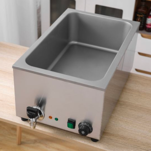 Bain-Marie Pro GN 1/1 20 L 1200 W Stainless Steel with Drain