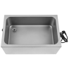 Bain-Marie Pro GN 1/1 20 L 1200 W Edelstahl mit Ablass