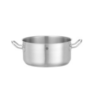 Edelstahl-Topf ohne Deckel - Kitchen Line - 4,9 L - ø 240 mm - Hendi