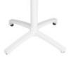 Folding Round Table in PP - 800 mm - White - Bolero