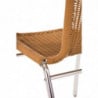 Rattan- und Alu-Sessel - 2er-Set - Generalüberholt