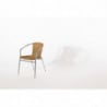 Rattan- und Alu-Sessel - 2er-Set - Generalüberholt