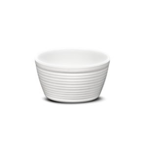 Weißer gewellter Ramekin - 120 ml - Pujadas
