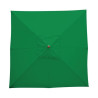 Square Green Parasol - L 2500mm - Bolero