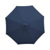 Parasol Rond Bleu Marine - L 2500mm - Bolero