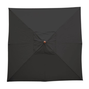 Parasol Carré Noir - L 2500mm - Bolero