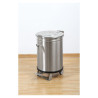 Stainless Steel Trash Can with Pedal - 50 L - Dynasteel