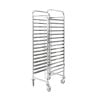 Gastronorm Scale GN 1/1 15 Levels Stainless Steel Casters