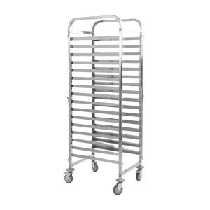 Gastronorm-Regal 15 Ebenen - GN 1/1 von Dynasteel: Optimierte professionelle Lagerung.