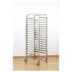 Gastronorm-Regal 15 Ebenen - GN 1/1 von Dynasteel: Optimierte professionelle Lagerung.