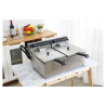 Professional Dynasteel fryer - 2 x 10 L | Capacity 20 L | Stainless steel | Power 2 x 3000 W