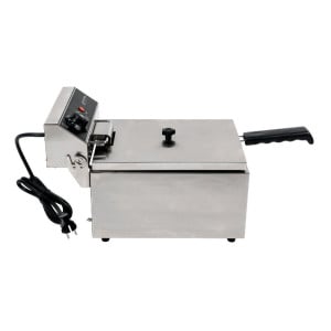 Professional Deep Fryer 10 L 3000 W Stainless Steel — Thermostat