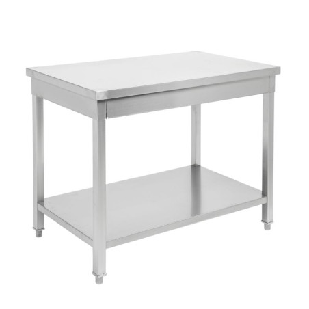 Stainless Steel Table with Dynasteel Shelf - Professional Catering