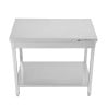 Tisch Edelstahl 1200x700 mm mit Unterregal — Pro CHR