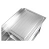 Stainless Steel Sink 1 Basin Right Drainer - L 1000 x D 600 mm