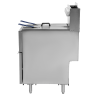 Gasfritteuse 23 L - Umschaltbar | Dynasteel - Einfache Wanne, Brenner, Propangas, Stadtgas | Gastronomie, Lieferung kostenlos