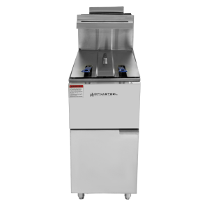 Gasfritteuse 23 L - Umschaltbar | Dynasteel - Einfache Wanne, Brenner, Propangas, Stadtgas | Gastronomie, Lieferung kostenlos