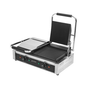 Grill Panini Double - Gerillte Platten - Generalüberholt