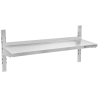 Stainless Steel Wall Shelf on Brackets - L 1000 x D 300 mm - Dynasteel