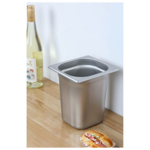 Bac Gastro GN 1/6 Inox - Profondeur 200 mm - 3,4 L Dynasteel : Robuste et pratique