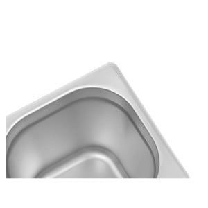 Bac Gastro GN 1/6 Inox Tiefe 200 mm - 3,4 L