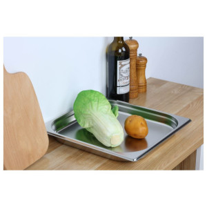 Bac Gastro GN 1/2 Inox - 40 mm - 2 L | Dynasteel