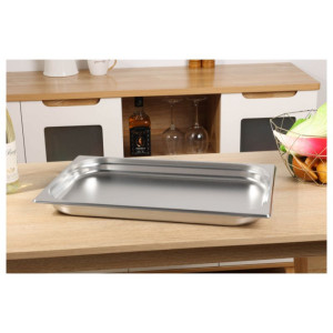 Gastro GN 1/1 Stainless Steel Pan 40 mm - 4 L - Pro Kitchen