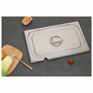 GN 1/1 Deckel aus Edelstahl für Gastronormbehälter - Dynasteel