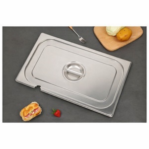 GN 1/1 Deckel aus Edelstahl für Gastronormbehälter - Dynasteel