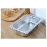 Gastrobehälter GN 1/4 Edelstahl — Tiefe 65 mm — 1,8 L