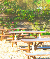 Restaurant bench