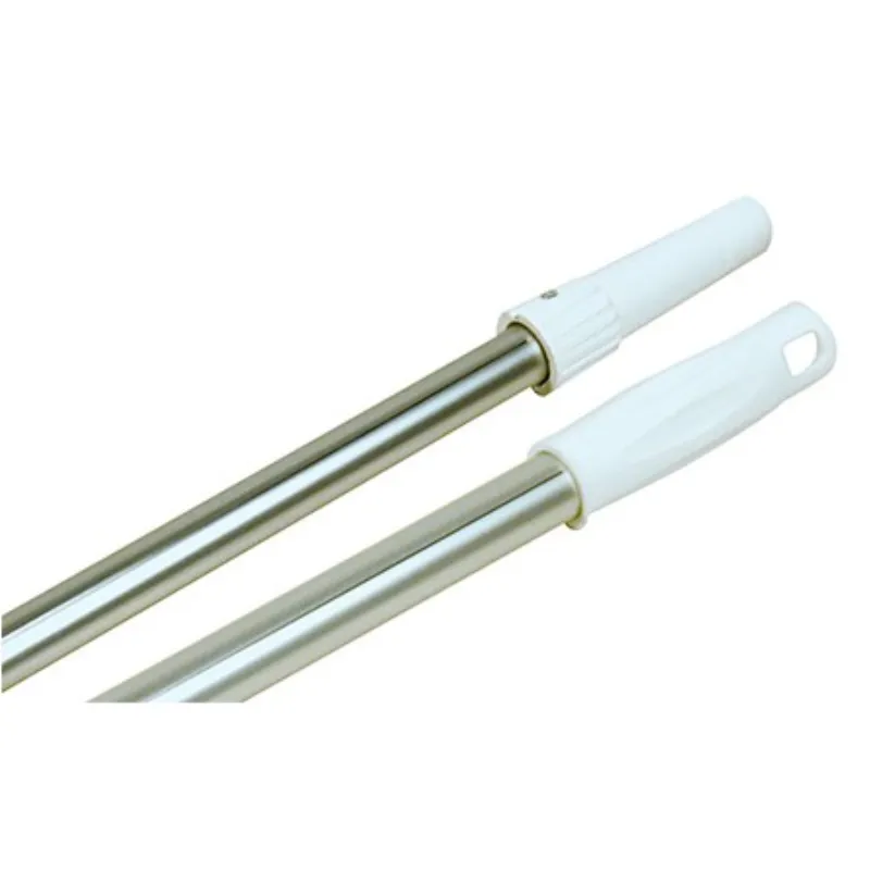 Besenstiel aus weißem Aluminium - 1,5 m